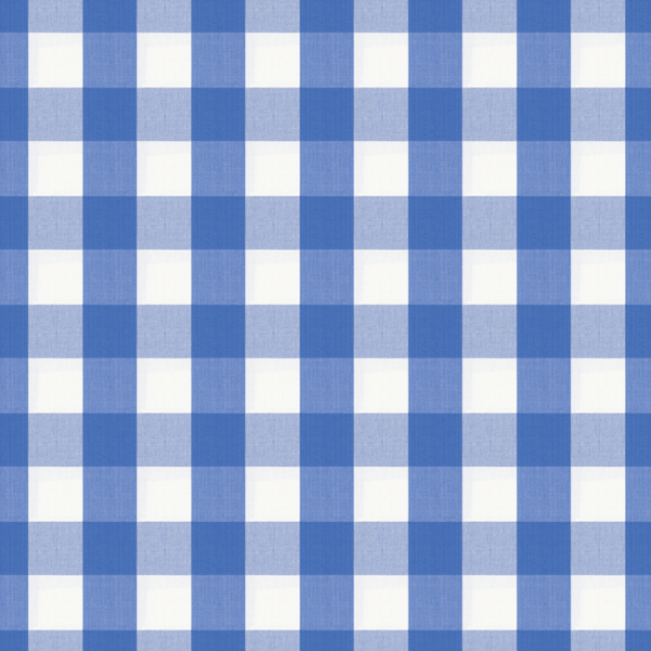 BRUNSCHWIG & FILS EXCHEQUER COTTON CHECK - CORNFLOWER upholstery fabric swatch for sample-first furniture planning