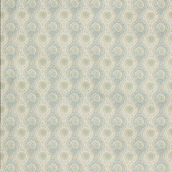 BRUNSCHWIG & FILS FOLIO FRANCAIS NADARI PRINT - SKY/AQUA upholstery fabric swatch for sample-first furniture planning