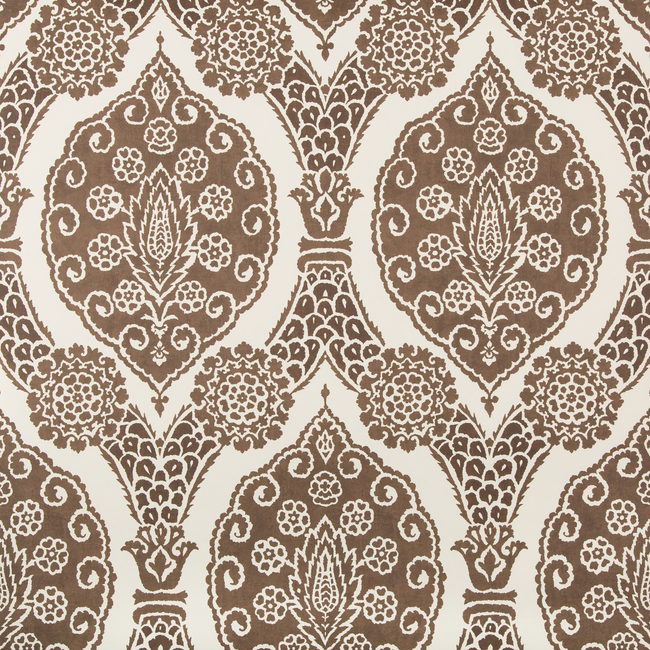 BRUNSCHWIG & FILS GRAND BAZAAR WALLPAPERS SUFERA - CHOCOLATE P8020103.6.0