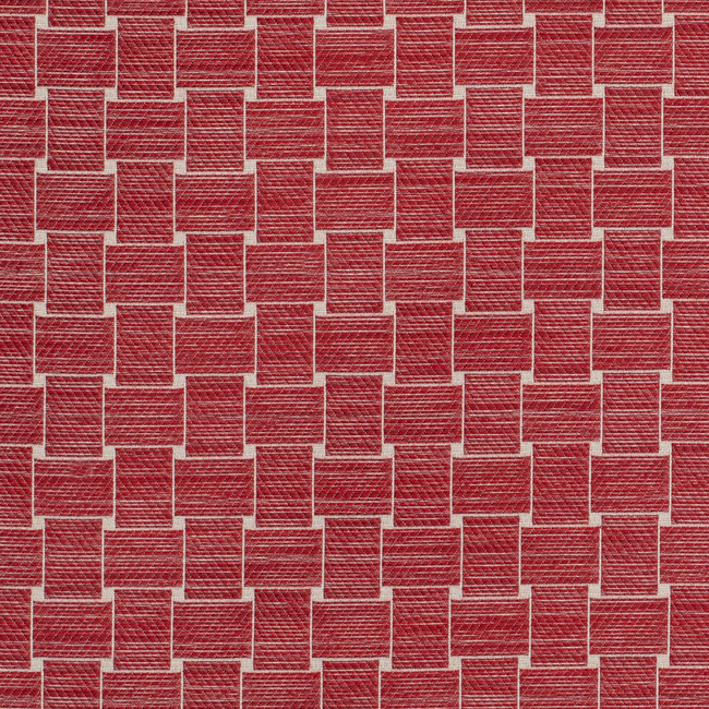 BRUNSCHWIG & FILS GRANVILLE WEAVES BEAUMOIS WOVEN - RED 8020108.19.0