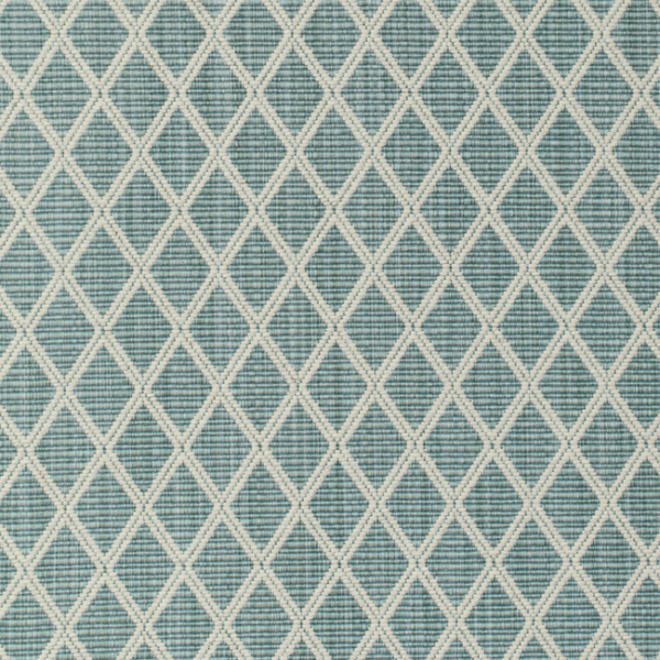 BRUNSCHWIG & FILS GRANVILLE WEAVES CANCALE WOVEN - AQUA upholstery fabric swatch for sample-first furniture planning