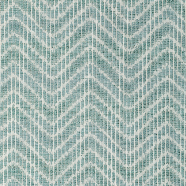 BRUNSCHWIG & FILS GRANVILLE WEAVES CHAUSEY WOVEN - AQUA upholstery fabric swatch for sample-first furniture planning