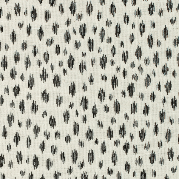 BRUNSCHWIG & FILS GRANVILLE WEAVES HONFLEUR WOVEN - NOIR upholstery fabric swatch for sample-first furniture planning