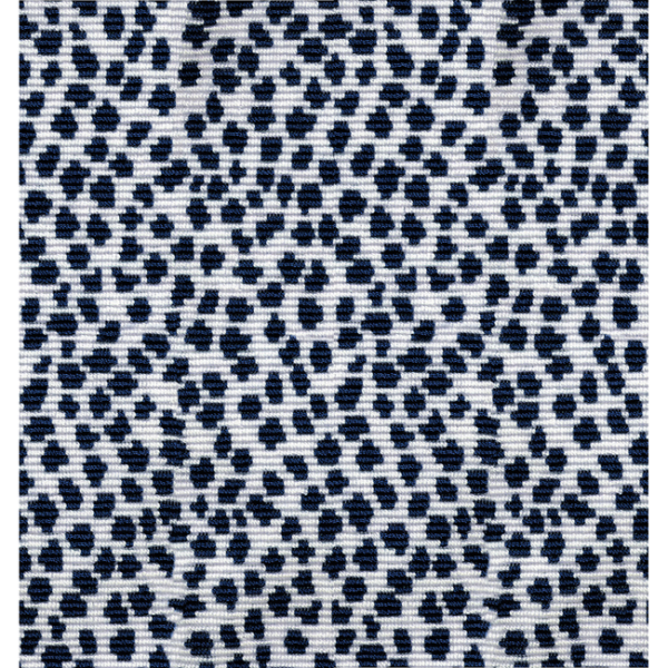 BRUNSCHWIG & FILS GRAVESON WOVEN - NAVY upholstery fabric swatch for sample-first furniture planning