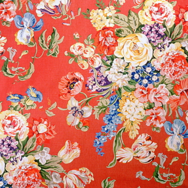 BRUNSCHWIG & FILS HASTINGS BOUQUET - RED BR-79481.166.0