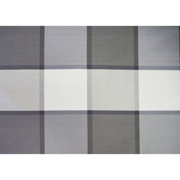 BRUNSCHWIG & FILS JAGTAR FESTIVAL PIAZZA PLUS - ARGENTO upholstery fabric swatch for sample-first furniture planning