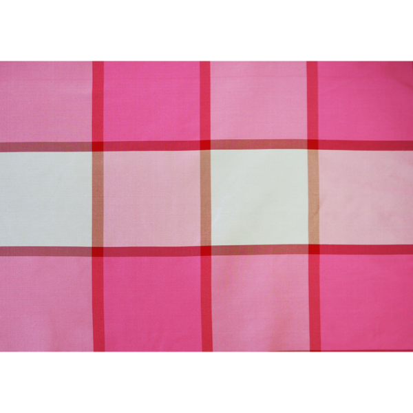 BRUNSCHWIG & FILS JAGTAR FESTIVAL PIAZZA PLUS - DU BARRY PINK upholstery fabric swatch for sample-first furniture planning