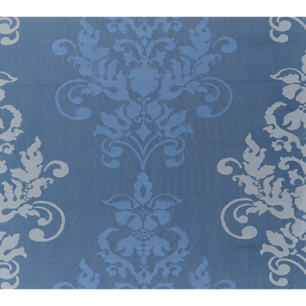 BRUNSCHWIG & FILS JAGTAR PALAZZO - TWILIGHT BLUE upholstery fabric swatch for sample-first furniture planning