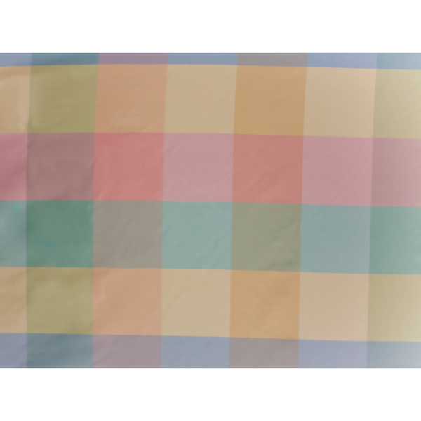 BRUNSCHWIG & FILS JAGTAR PARADISO PLAID - PINK upholstery fabric swatch for sample-first furniture planning