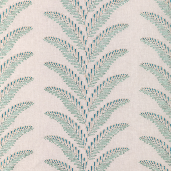 BRUNSCHWIG & FILS LA MENAGERIE FOUGERE EMB - AQUA 8024109.13.0