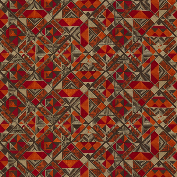 BRUNSCHWIG & FILS L'ATELIER MODERNE RENAUD EMB - MOCHA/SPICE 8015157.692.0 - Discontinued