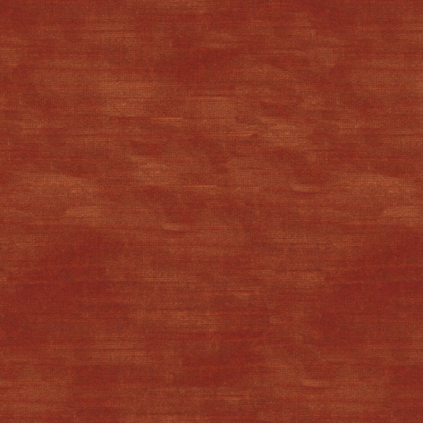 BRUNSCHWIG & FILS LAZARE VELVET - PAPRIKA upholstery fabric swatch for sample-first furniture planning