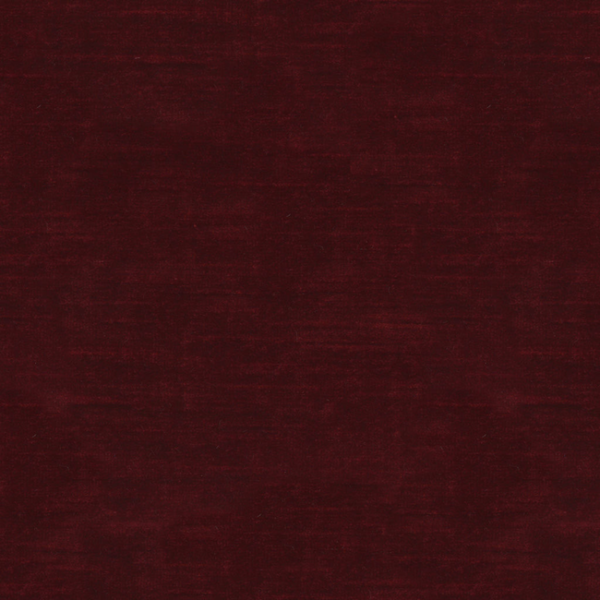 BRUNSCHWIG & FILS LAZARE VELVET - RUBY upholstery fabric swatch for sample-first furniture planning