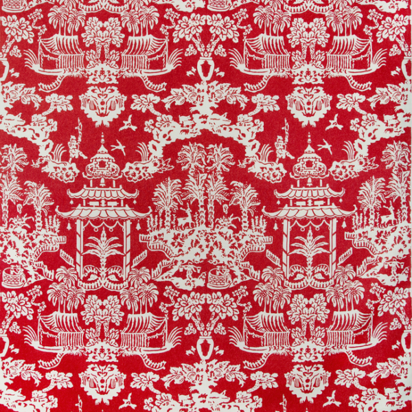 BRUNSCHWIG & FILS LE JARDIN CHINOIS LHASA - RED 8012100.19.0 - Discontinued