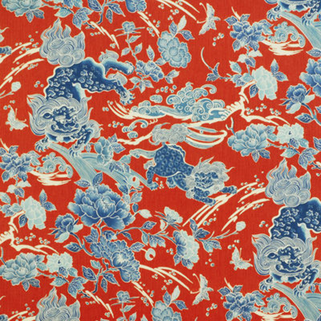 BRUNSCHWIG & FILS LE JARDIN CHINOIS SHISHI - POPPY 8012109.19.0