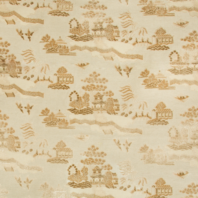 BRUNSCHWIG & FILS LES ENSEMBLIERS LA PAGODE VELVET - SAND 8017129.16.0
