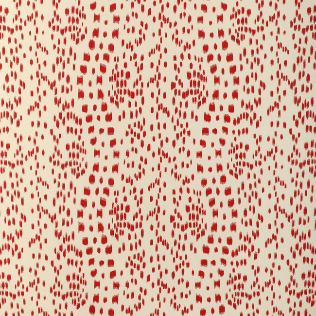 BRUNSCHWIG & FILS LES TOUCHES COTTON PRINT - RED BR-79585.166.0