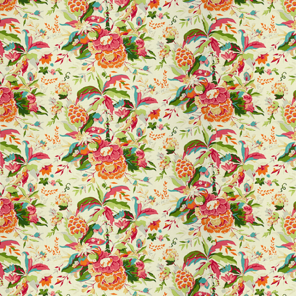 BRUNSCHWIG & FILS LES TROPIQUES HORSESHOE BAY - PINK/ORANGE 8015108.712.0