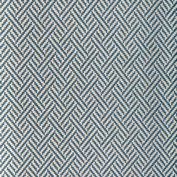 BRUNSCHWIG & FILS LORIENT WEAVES COLBERT WEAVE - BLUE upholstery fabric swatch for sample-first furniture planning