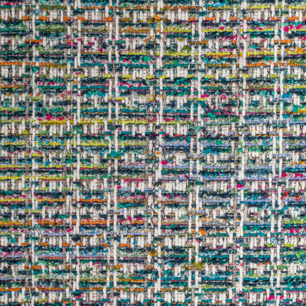 BRUNSCHWIG & FILS LORIENT WEAVES KERLIN TEXTURE - POOL upholstery fabric swatch for sample-first furniture planning