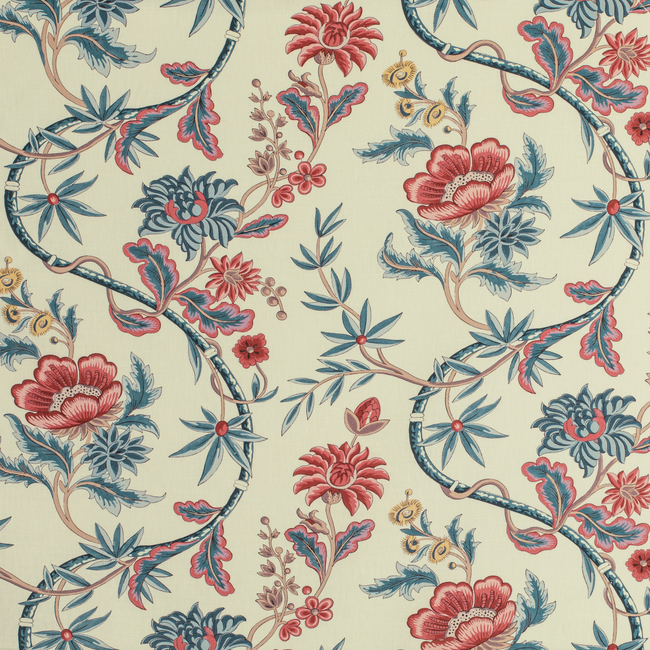 BRUNSCHWIG & FILS LOUVERNE VERONIQUE PRINT - BLUE 8020122.195.0