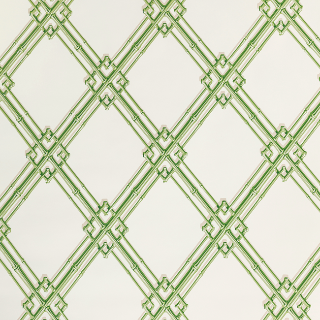 BRUNSCHWIG & FILS LOUVERNE WALLPAPERS TREILLAGE DE BAMBOU - LEAF BR-69411.3.0