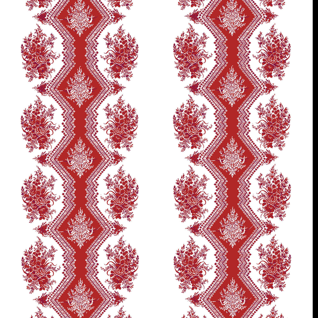 BRUNSCHWIG & FILS MADELEINE CASTAING COPPELIA - RED P8015105.9.0
