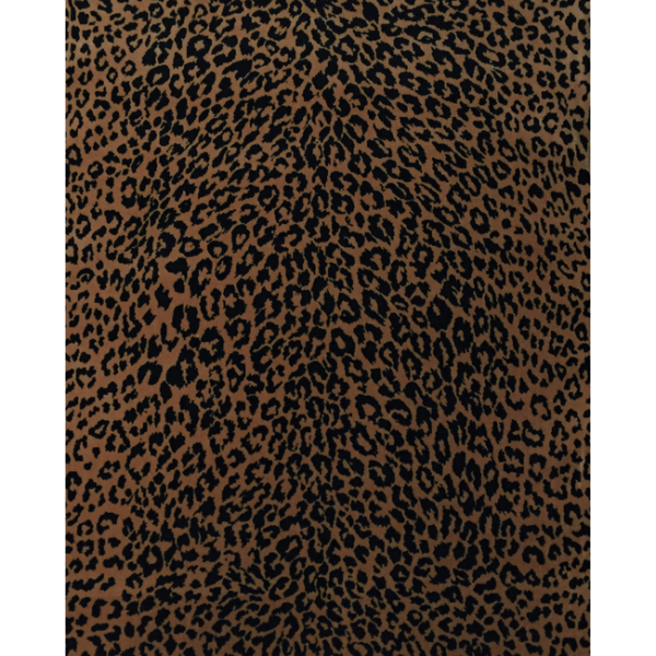 BRUNSCHWIG & FILS MADELEINE CASTAING II MADELEINE'S LEOPARD - RUST upholstery fabric swatch for sample-first furniture planning