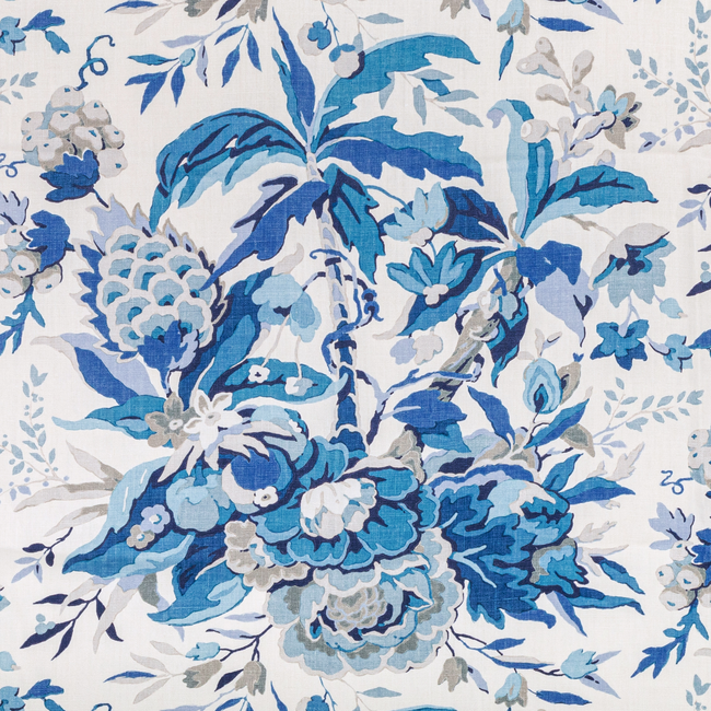 BRUNSCHWIG & FILS MAJORELLE HORSESHOE BAY - BLUE/IVORY 8015108.5.0