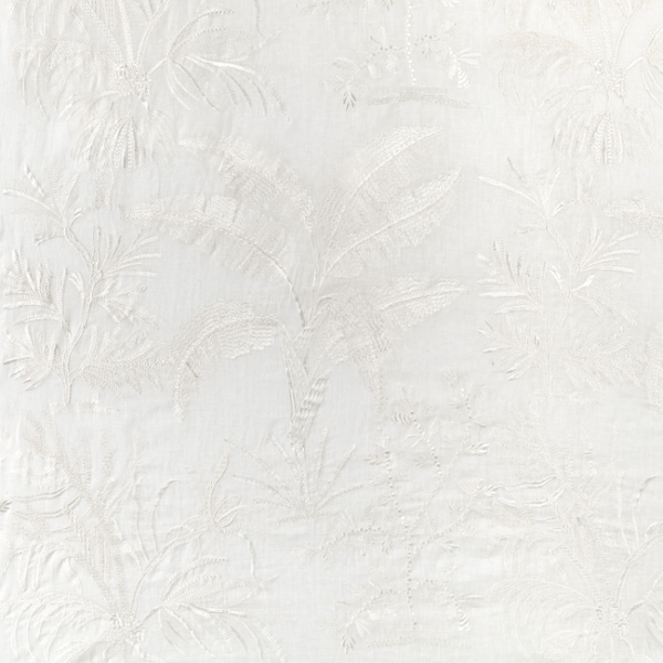 BRUNSCHWIG & FILS MAJORELLE MARTIL SHEER - IVORY upholstery fabric swatch for sample-first furniture planning