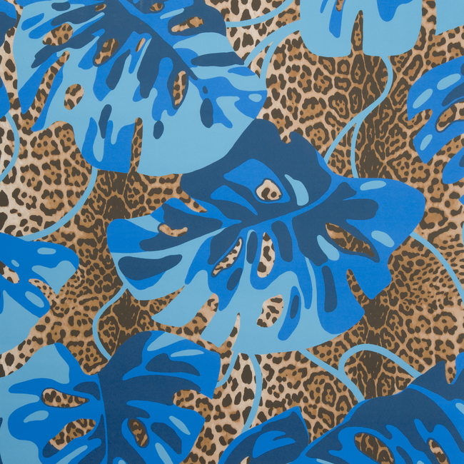 BRUNSCHWIG & FILS MAJORELLE WALLPAPERS MAMBO - BLUE P8022110.650.0