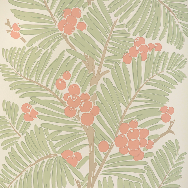 BRUNSCHWIG & FILS MAJORELLE WALLPAPERS PALMAR - SPICE P8022108.319.0
