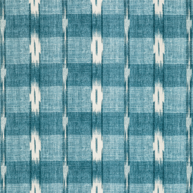 BRUNSCHWIG & FILS MANOIR GIRARD PRINT - TEAL 8022106.13.0