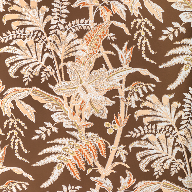 BRUNSCHWIG & FILS MANOIR WALLPAPERS SEYCHELLES - MOCHA P8022104.630.0