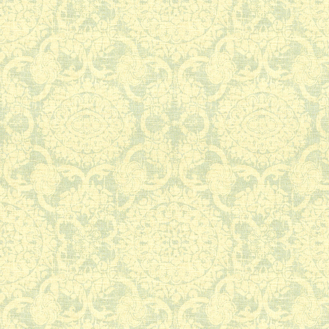 BRUNSCHWIG & FILS MARQUESAS LINEN PRINT - SEA BR-79617.253.0
