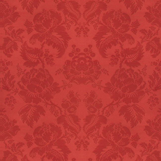 BRUNSCHWIG & FILS MOULINS DAMASK - VIEUX ROUGE BR-81035.C.0