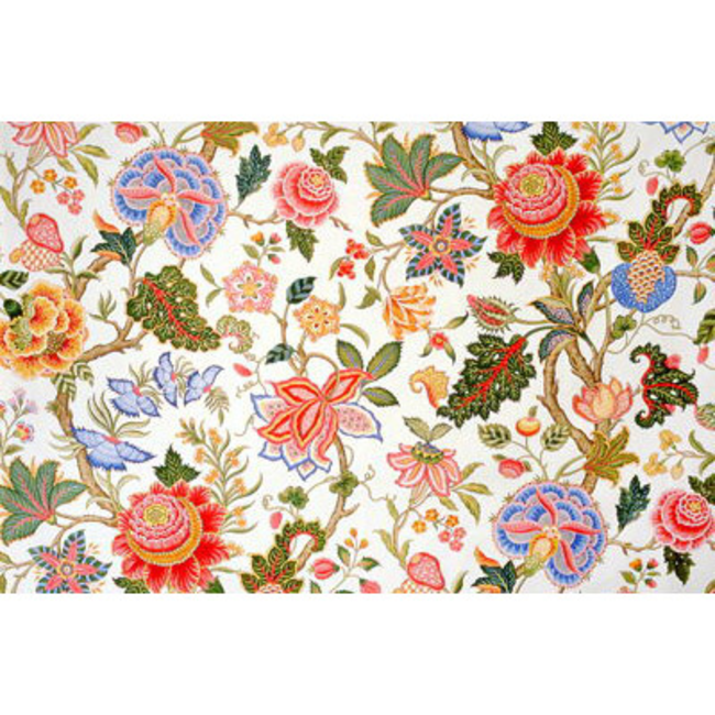 BRUNSCHWIG & FILS NIZAM COTTON PRINT - ECRU BR-79329.010.0 - Limited Stock