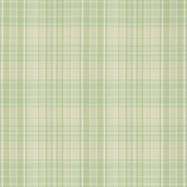 BRUNSCHWIG & FILS NORMANT CHECKS AND STRIPES GUERNSEY CHECK - CELERY upholstery fabric swatch for sample-first furniture planning