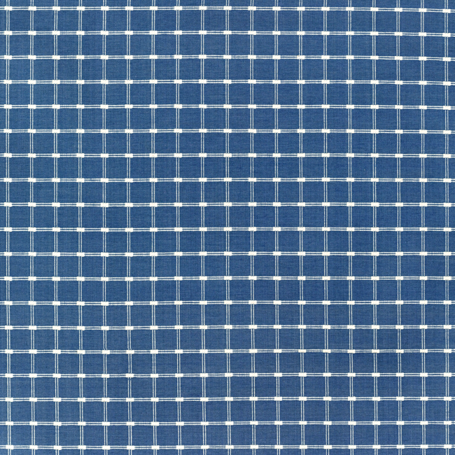 BRUNSCHWIG & FILS NORMANT CHECKS AND STRIPES II LISON CHECK - BLUE 8022116.5.0