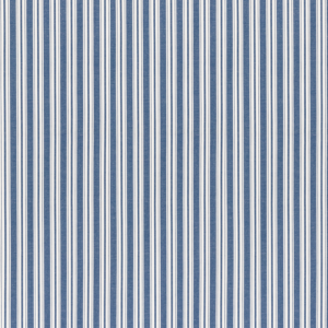 Normant Checks And Stripes Ii Selune Stripe - Blue upholstery fabric swatch