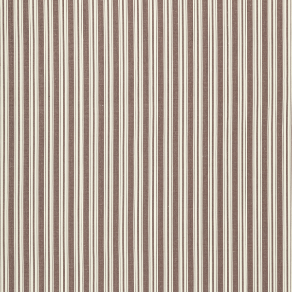 BRUNSCHWIG & FILS NORMANT CHECKS AND STRIPES II SELUNE STRIPE - BROWN upholstery fabric swatch for sample-first furniture planning