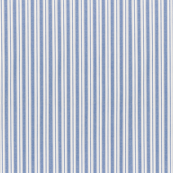 BRUNSCHWIG & FILS NORMANT CHECKS AND STRIPES II SELUNE STRIPE - SKY upholstery fabric swatch for sample-first furniture planning