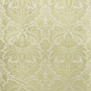 Showroom Exclusive 2019 Damask Pierre - Lichen upholstery fabric swatch