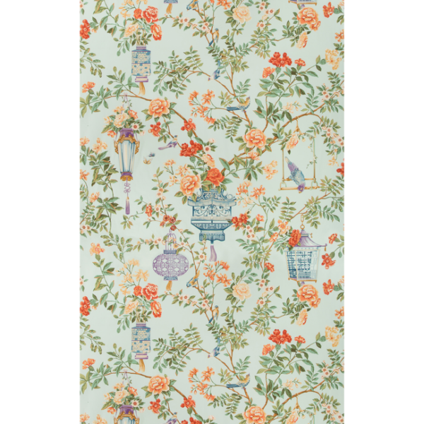 BRUNSCHWIG & FILS SUMMER PALACE JARDIN FLEURI PRINT - OPAL 8019137.157.0