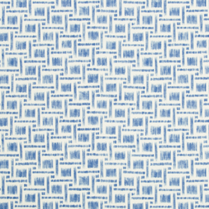 Summer Palace Mira Print - Delft upholstery fabric swatch