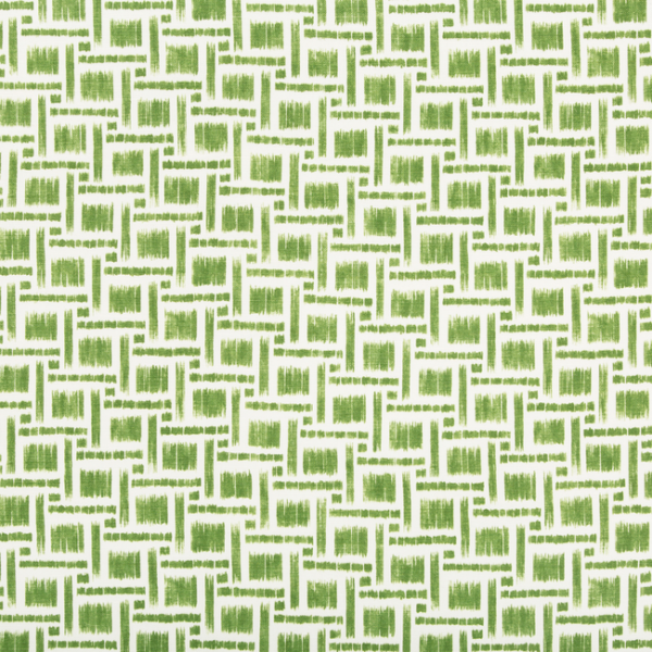 BRUNSCHWIG & FILS SUMMER PALACE MIRA PRINT - LEAF upholstery fabric swatch for sample-first furniture planning