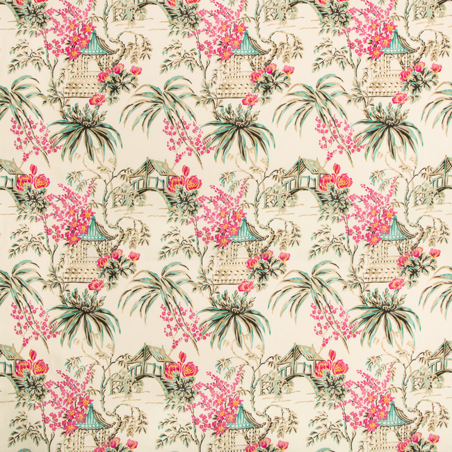 BRUNSCHWIG & FILS SUMMER PALACE TONGLI PRINT - PEONY 8019138.713.0