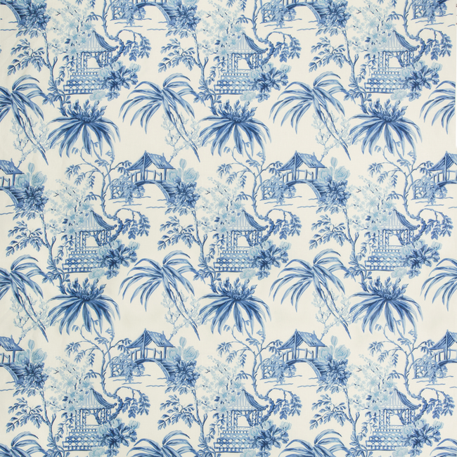 BRUNSCHWIG & FILS SUMMER PALACE TONGLI PRINT - PORCELAIN 8019138.55.0