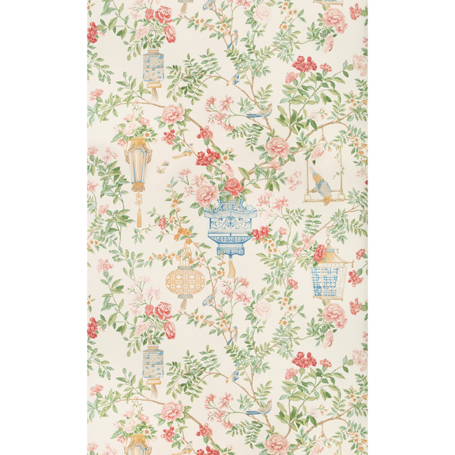 BRUNSCHWIG & FILS SUMMER PALACE WALLPAPERS JARDIN FLEURI - IVORY P8019118.192.0