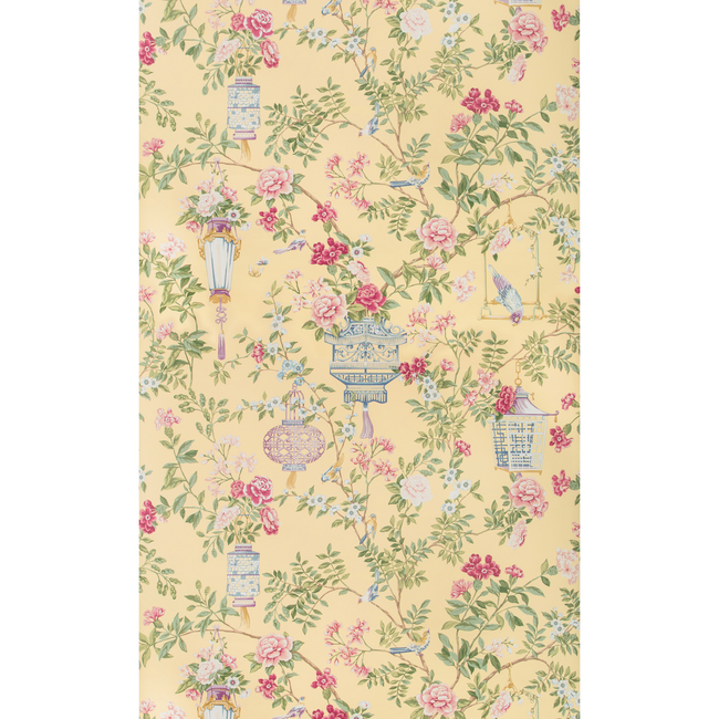 BRUNSCHWIG & FILS SUMMER PALACE WALLPAPERS JARDIN FLEURI - SUN P8019118.147.0